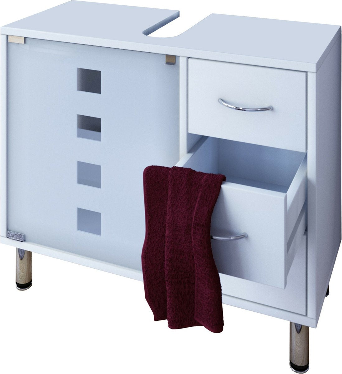 Mobile lavabo (senza lavabo) H57,5xL67xP30cm