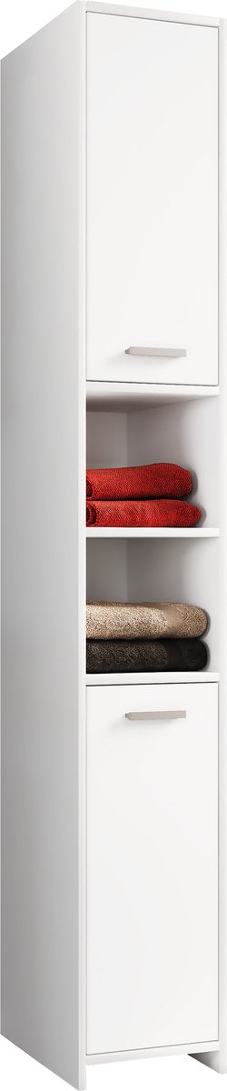 Mobile bagno in legno, mobiletto bagno alto H. 180 x L. 30 x P. 30 cm