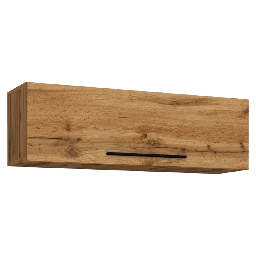 Mensola da muro in legno pieghevole H. 30 x L. 95 x P. 30 cm Quercia/miele