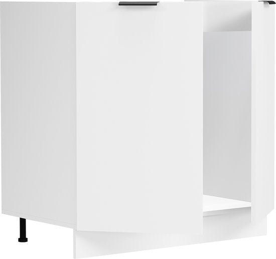 Mobile per lavello 82 x L. 80 x P. 46 cm 2 ante bianco