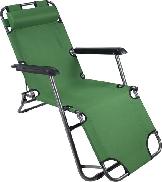 Lettino da Giardino Design Pieghevole 153 x A. 79 x P. 60 cm