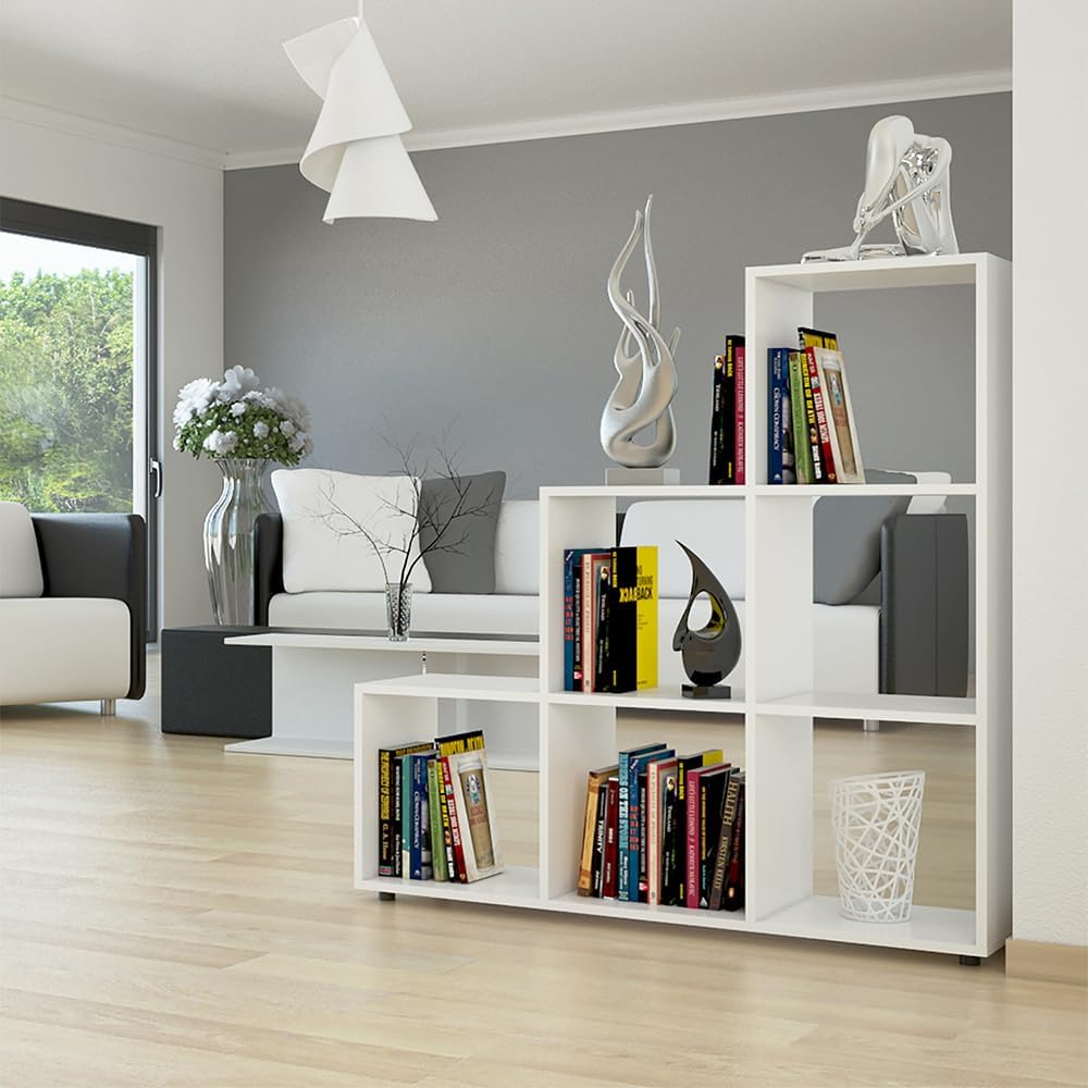 LIBRERIA MODULARE A SCALA 115x30XH115CM