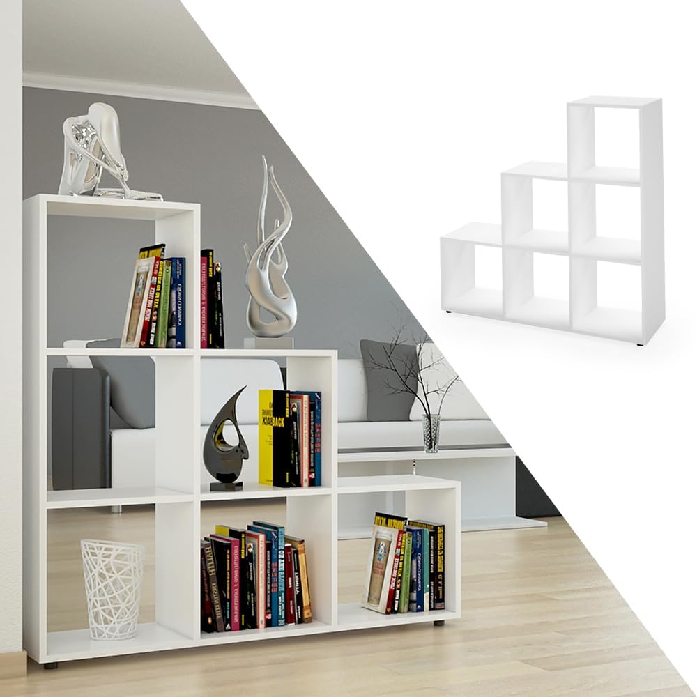 LIBRERIA MODULARE A SCALA 115x30XH115CM