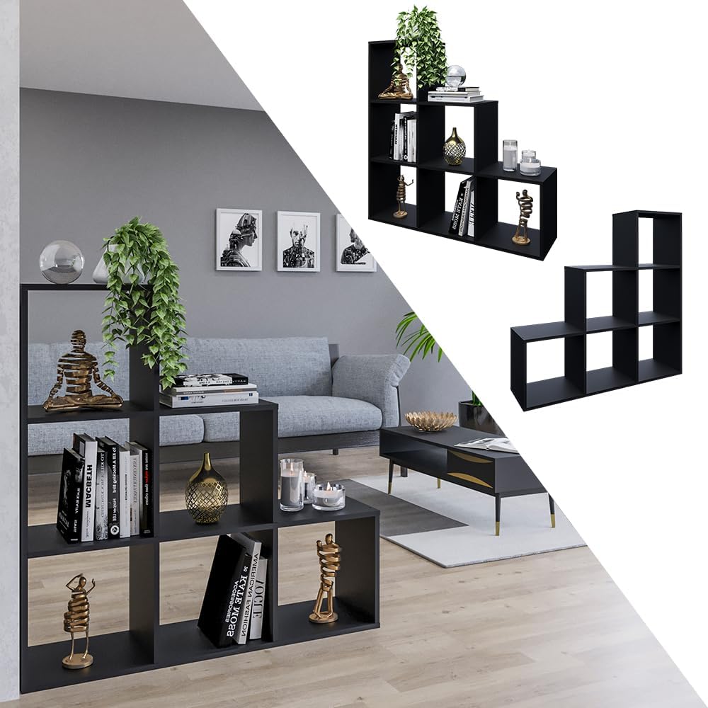 LIBRERIA MODULARE A SCALA 115x30XH115CM