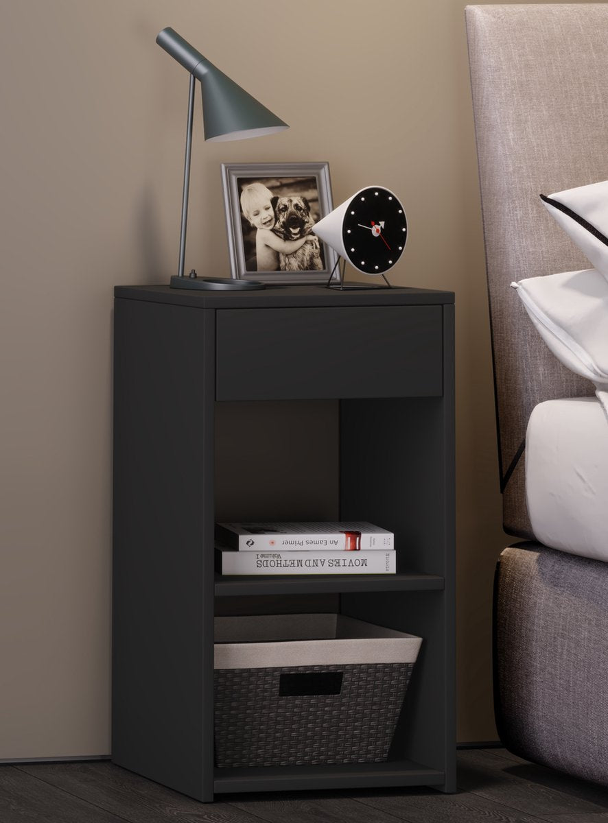 Comodino Cassetto Console Box Spring 35P x 35L x 65H cm