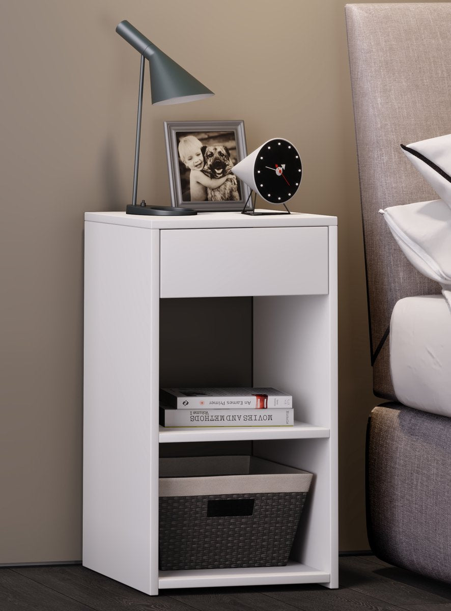 Comodino Cassetto Console Box Spring 35P x 35L x 65H cm