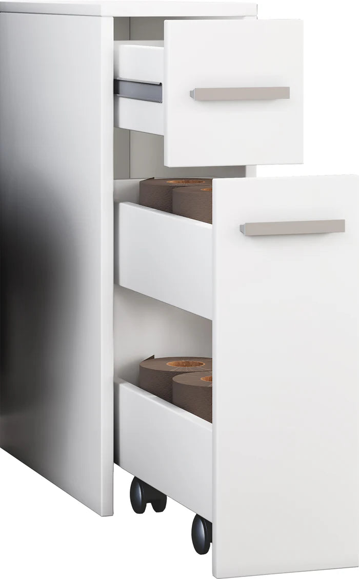 Mobile da bagno in legno, nicchia divisoria per bagno H. 61 x L. 20 x P. 45 cm