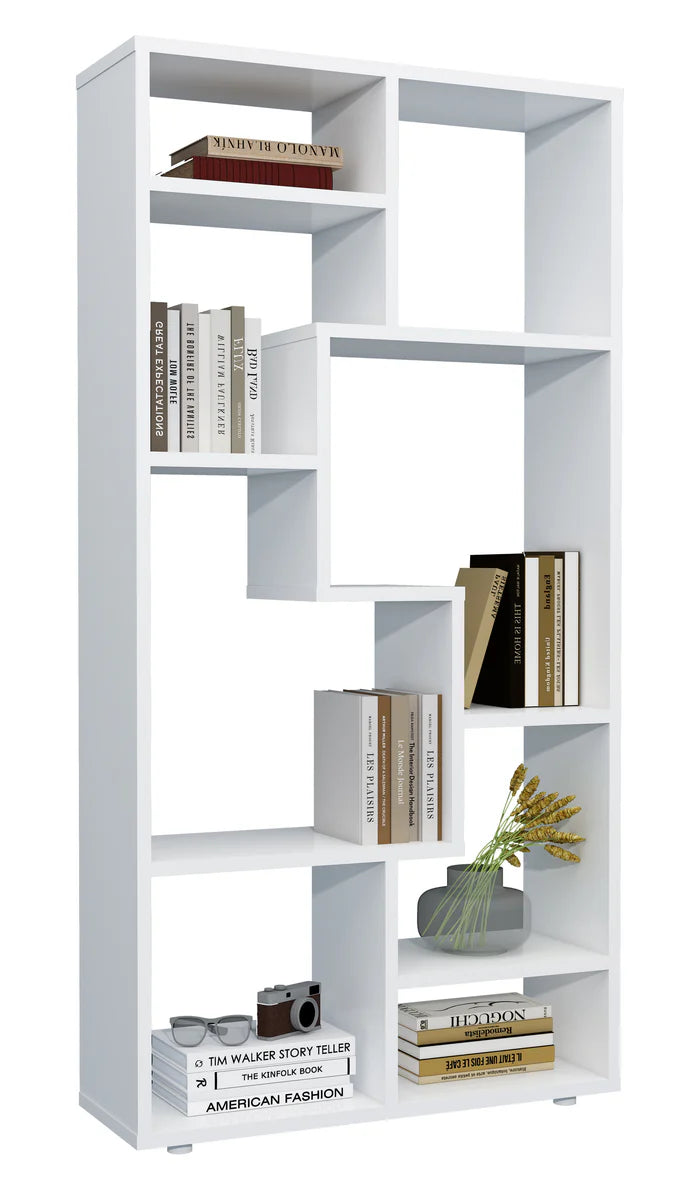 Libreria divisoria in legno mensola