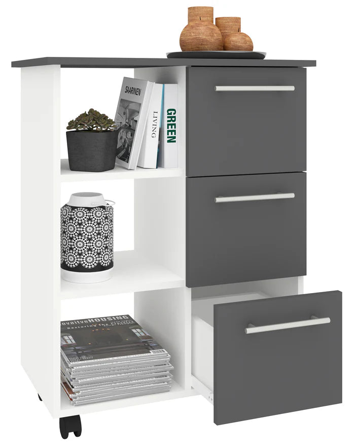 Carrello da cucina carrello di servizio carrello girevole ruote