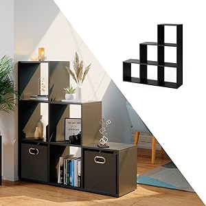 LIBRERIA MODULARE A SCALA 115x30XH115CM