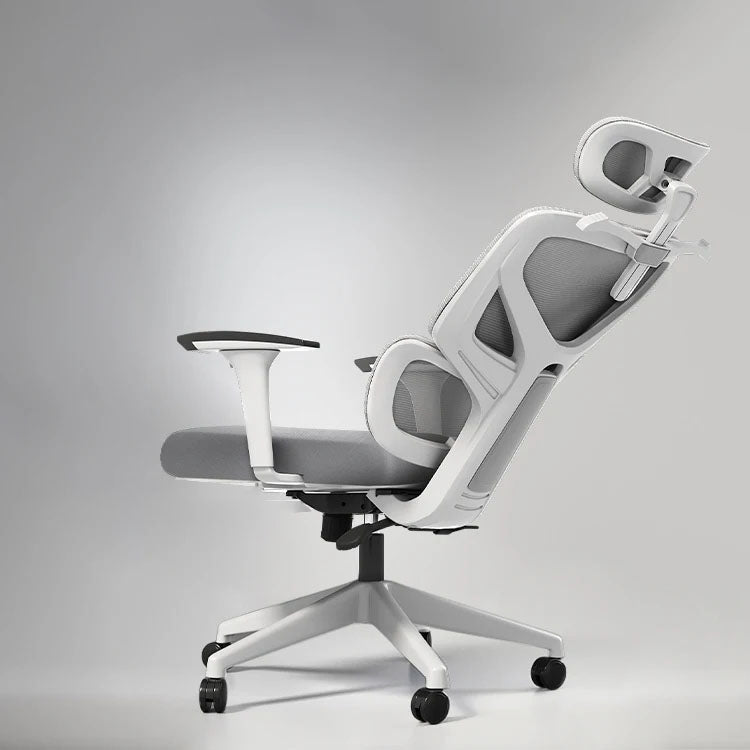 SEDIA PROFESSIONALE DA UFFICIO ERGONOMICA REGOLABILE E RETE TRASPIRANTE SENZA POGGIAPIEDI