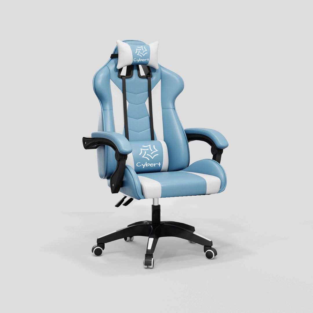 Sedia da Gaming / Ufficio RECLINABILE ERGONOMICA IN ECOPELLE CON TASTIERA E MOUSE A LED INCLUSO