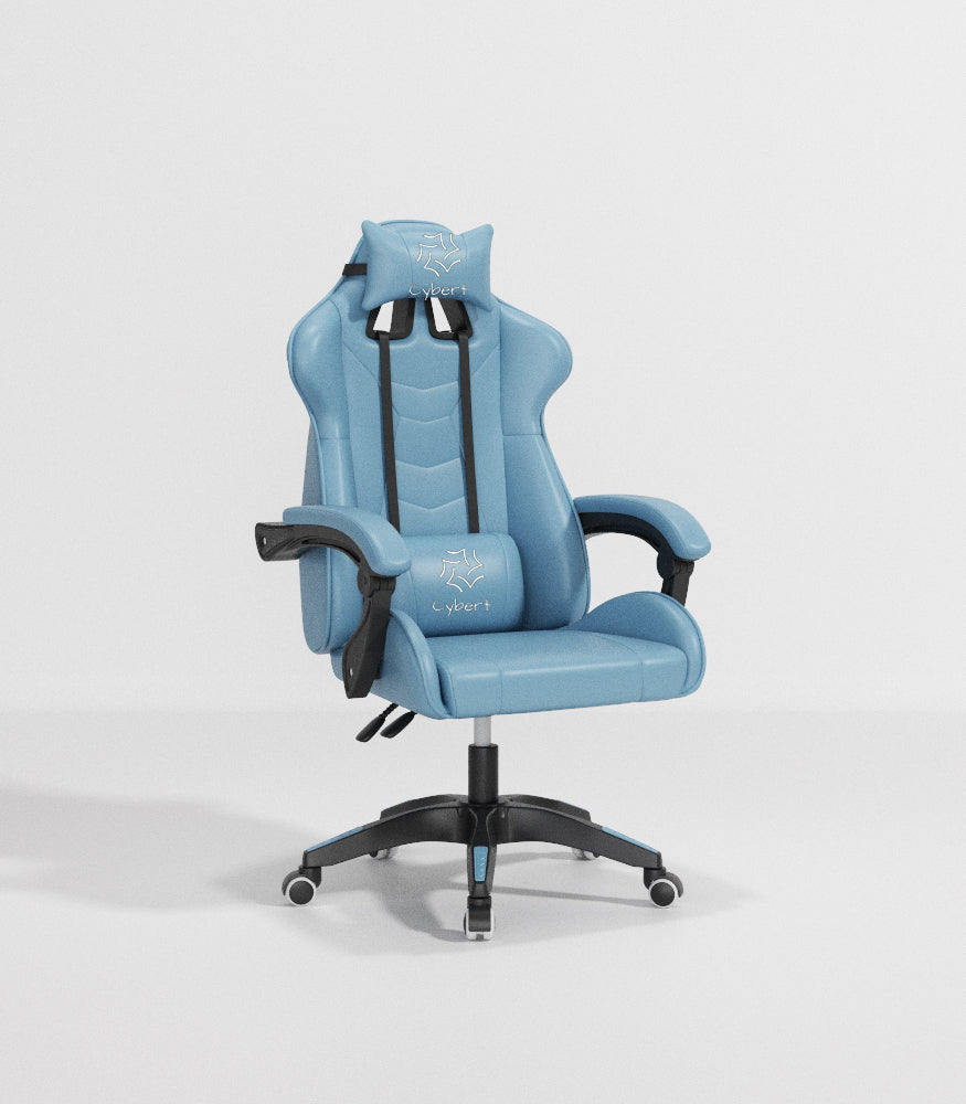 Sedia da Gaming / Ufficio RECLINABILE ERGONOMICA IN ECOPELLE CON TASTIERA E MOUSE A LED INCLUSO