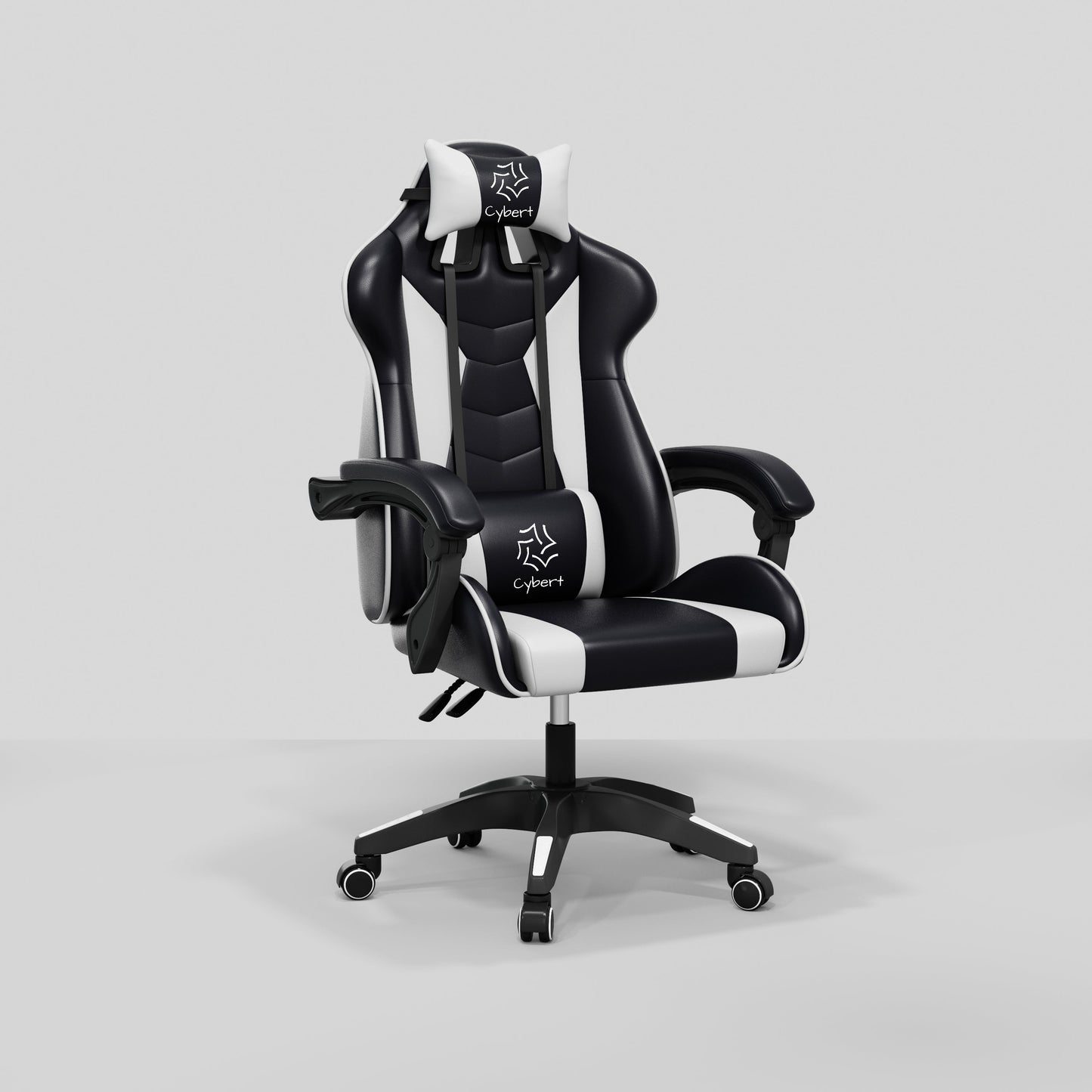 Sedia da Gaming / Ufficio RECLINABILE ERGONOMICA IN ECOPELLE CON TASTIERA E MOUSE A LED INCLUSO