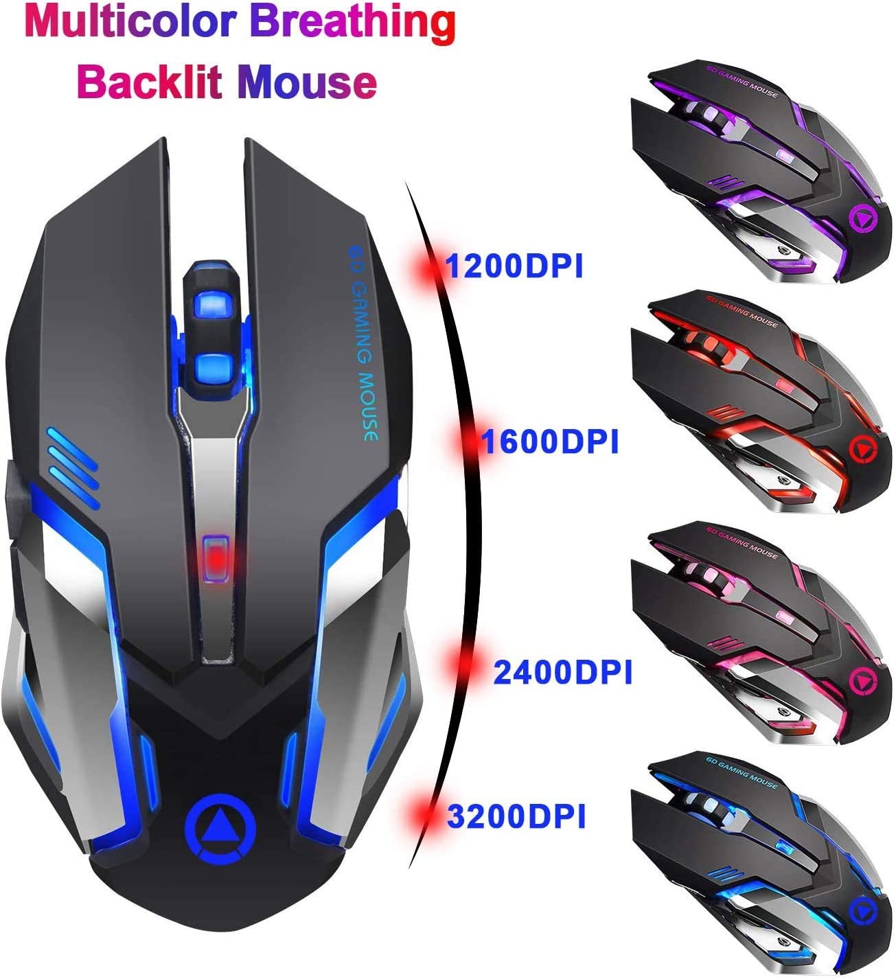 Tastiera gaming + mouse T-Wolf