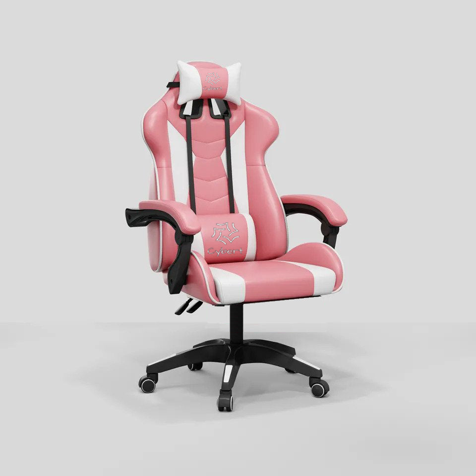 Sedia da Gaming / Ufficio RECLINABILE ERGONOMICA IN ECOPELLE CON TASTIERA E MOUSE A LED INCLUSO