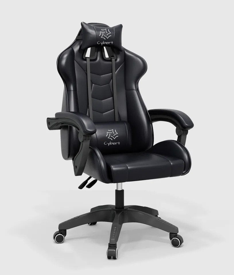 Sedia da Gaming / Ufficio RECLINABILE ERGONOMICA IN ECOPELLE CON TASTIERA E MOUSE A LED INCLUSO