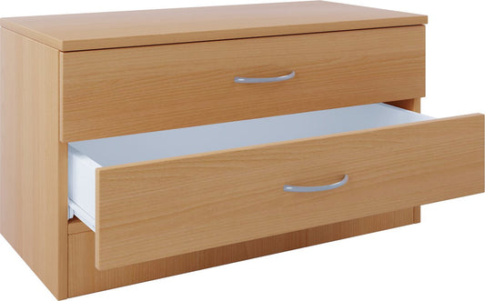Mobili da ingresso in legno Panca con 2 Cassettiere