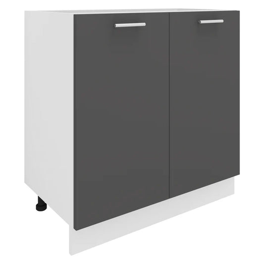Mobile cucina L 80 cm base con ante battenti