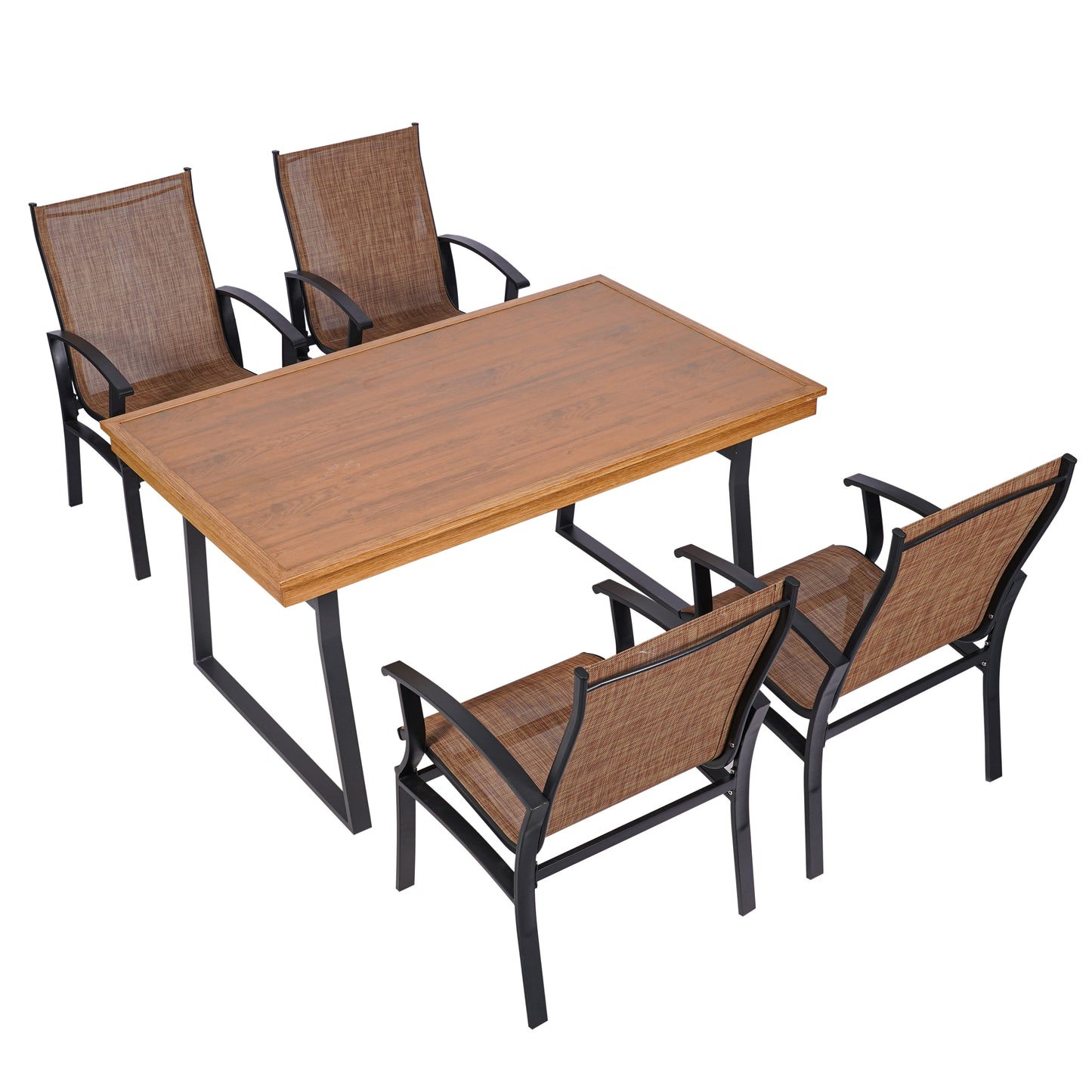 Set Pranzo da giardino Havana - Tavolo e Sedie da Giardino 5 Pezzi - set giardino - arredamento da esterno
