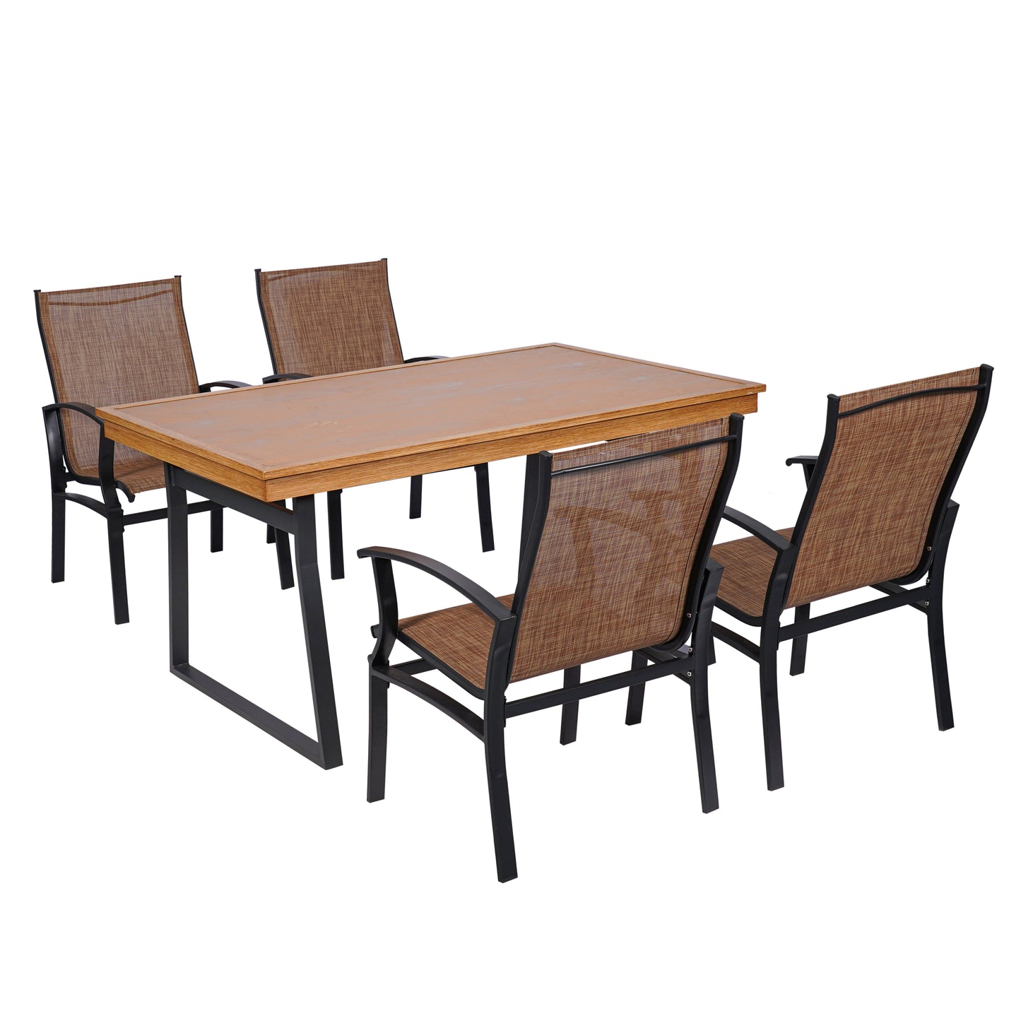Set Pranzo da giardino Havana - Tavolo e Sedie da Giardino 5 Pezzi - set giardino - arredamento da esterno