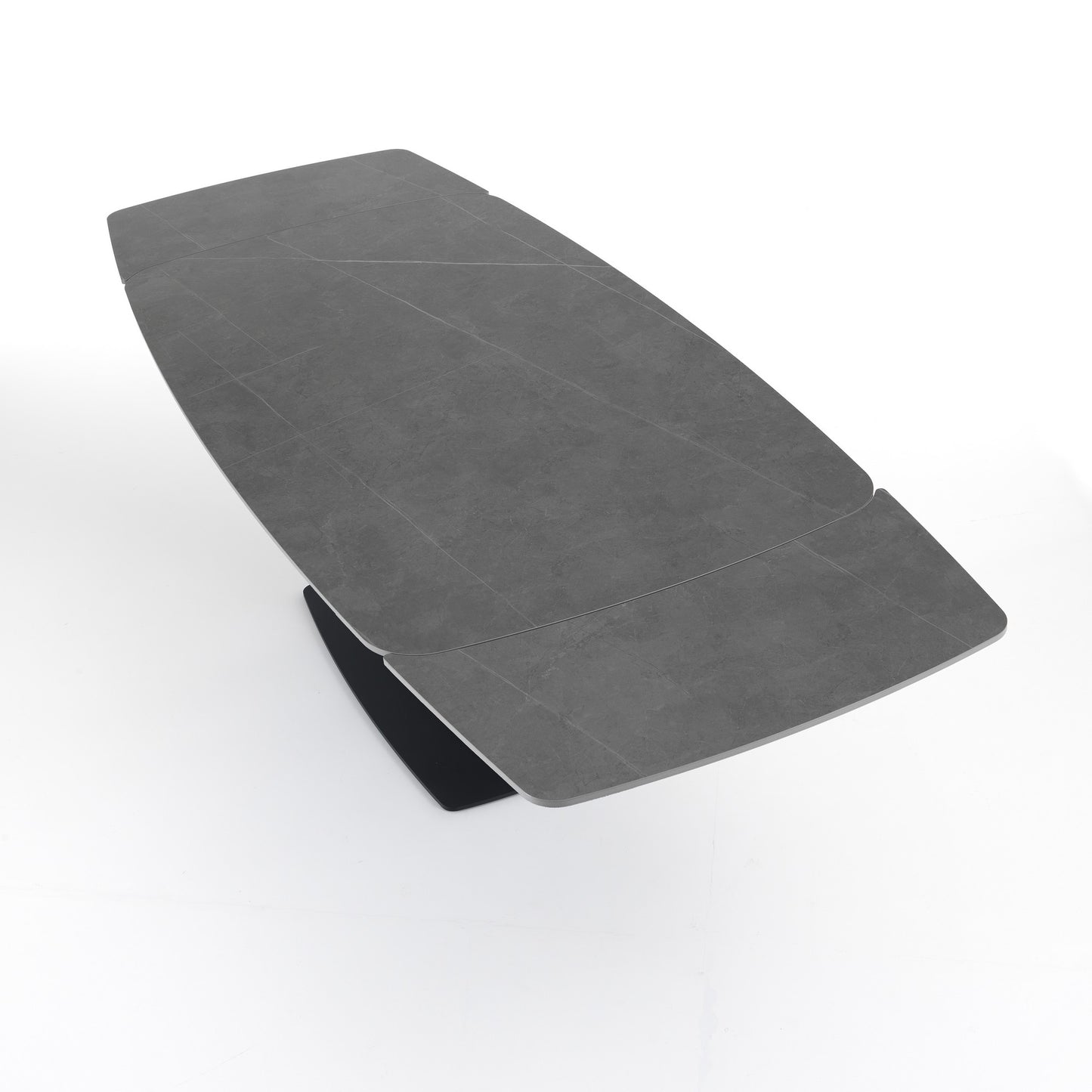 TAVOLO BALEARI CYBERT ALLUNGABILE AUTOMATICO PIANO IN CERMAICA GAMBE IN FERRO 120-180x95 cm