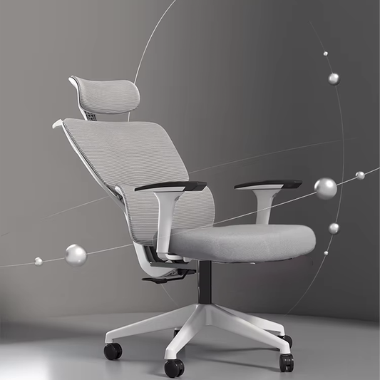 SEDIA PROFESSIONALE DA UFFICIO ERGONOMICA REGOLABILE E RETE TRASPIRANTE SENZA POGGIAPIEDI