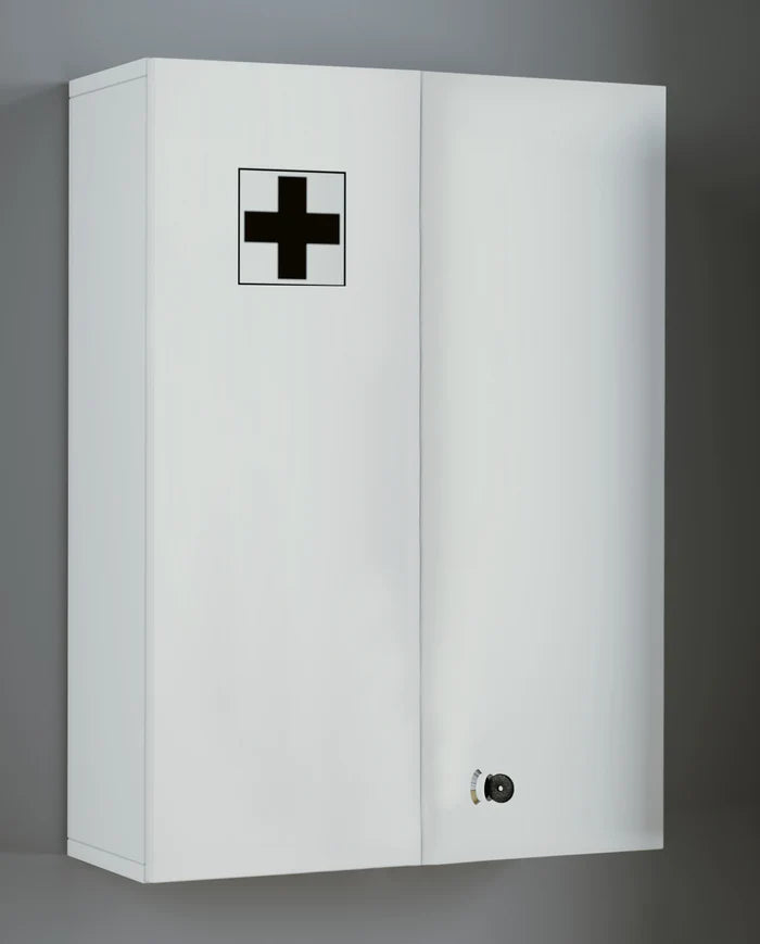 Armadietto porta medicinali con serratura