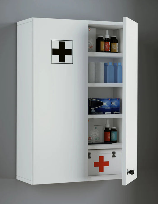 Armadietto porta medicinali con serratura